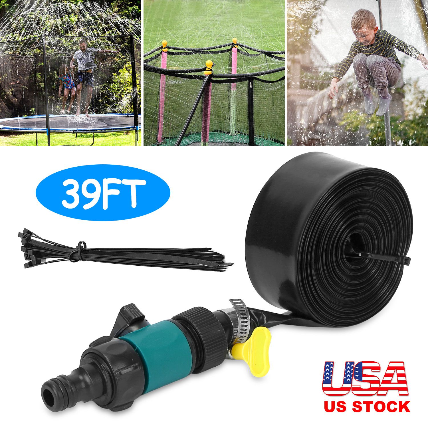 Kids Outdoor Toys - Lake Forest Upgraded Trampoline Sprinkler for