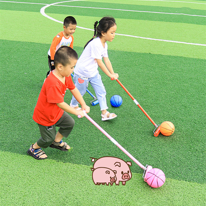 Kids Outdoor Hockey Sticks - Kids Push Ball Toy Funny Outdoor
