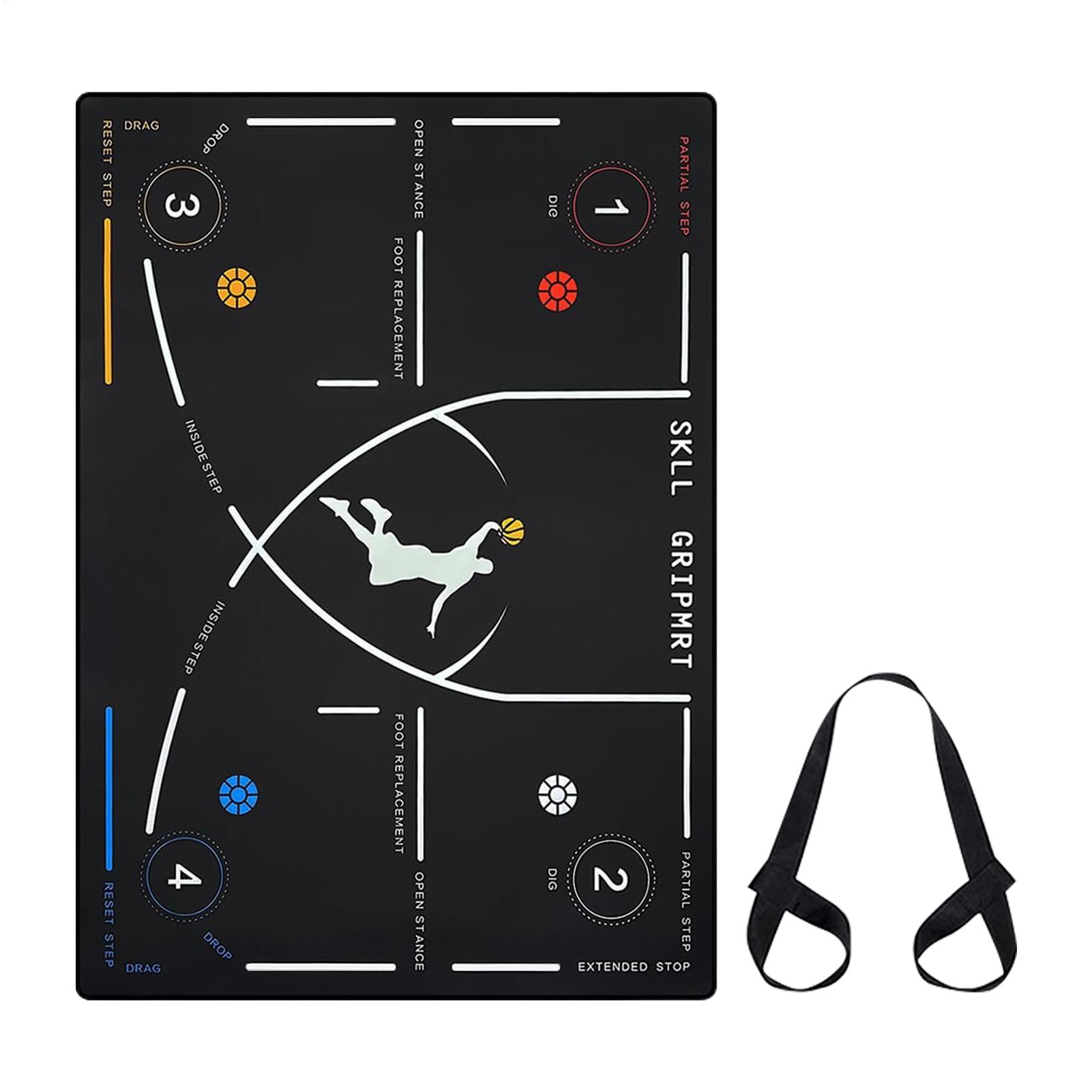 Kids Outdoor Ladder - Portable Basketball Training Mat Non-Slip Agility