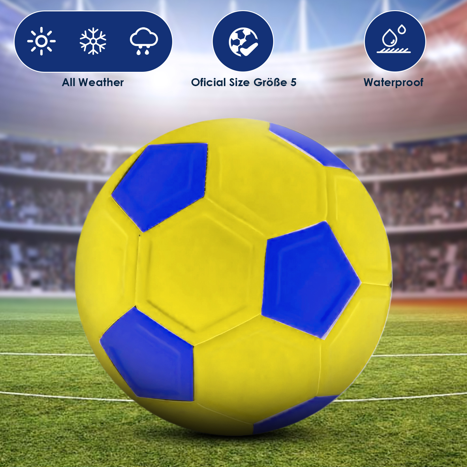 Kids Outdoor Fun - Fun Curved Magic Football, Indoor &