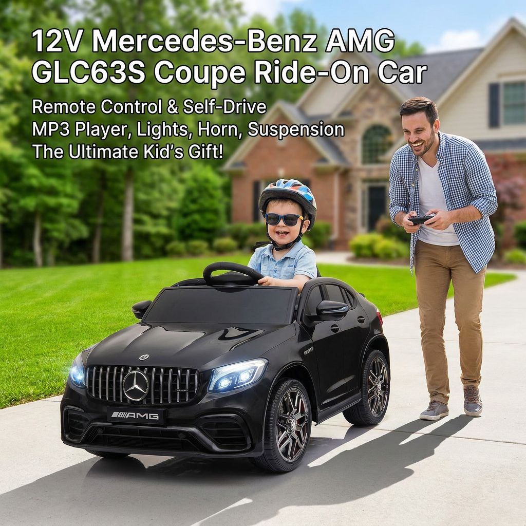 Kids Outdoor Electric Car - 12V Kids Electric Car Mercedes Benz