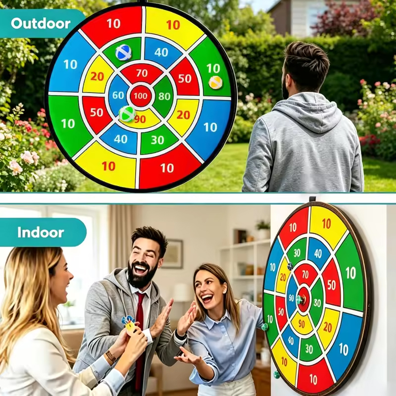 Kids Outdoor Adventure Kit - Funny Play Bean Bags and Sticky