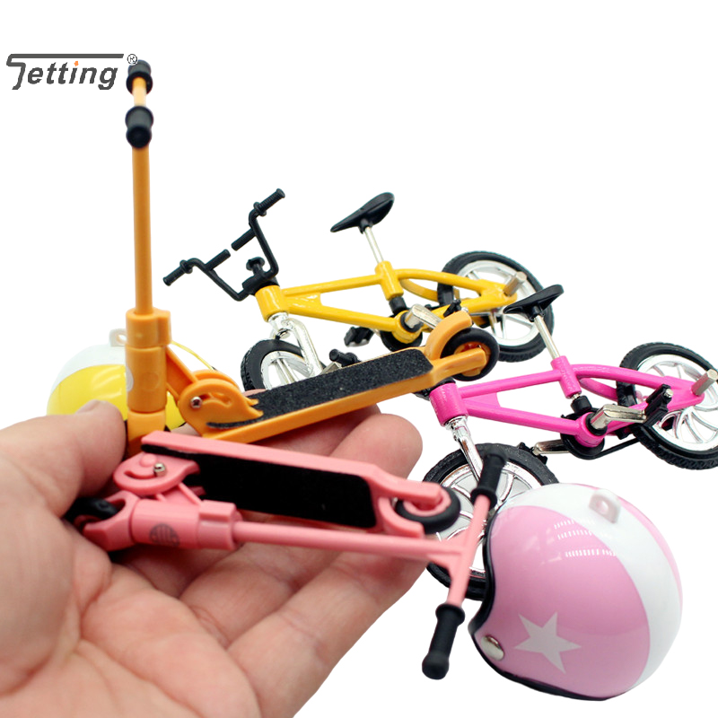 Kids Outdoor Doll House - Dollhouse Miniature Simulation Bicycle Scooter Helmet