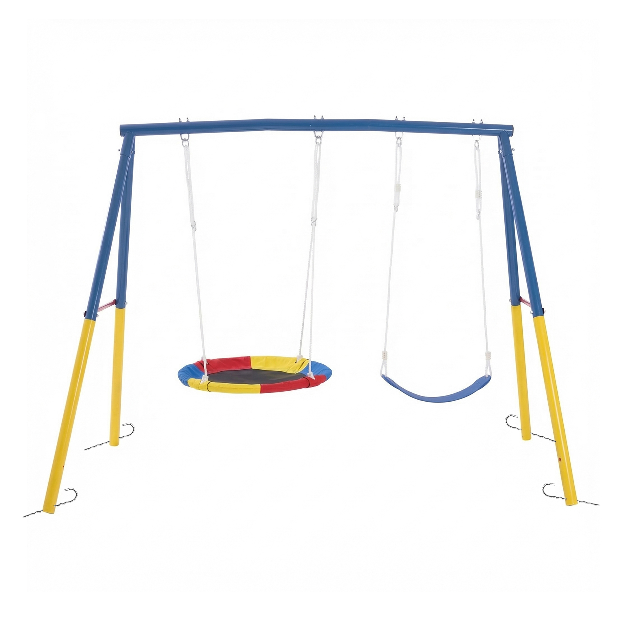 Kids Outdoor Ride On - Outdoor Swing Set with Backyard Outdoor