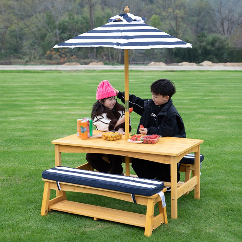 Manufactory Kids Outdoor Loung – Kids Outdoor Table And Chairs With Umbrella Bewertung und Preis