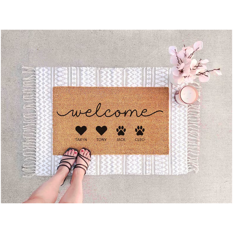 Custom Family Doormat Custom P – Kids Outdoor Gift Ideas Bewertung und Preis