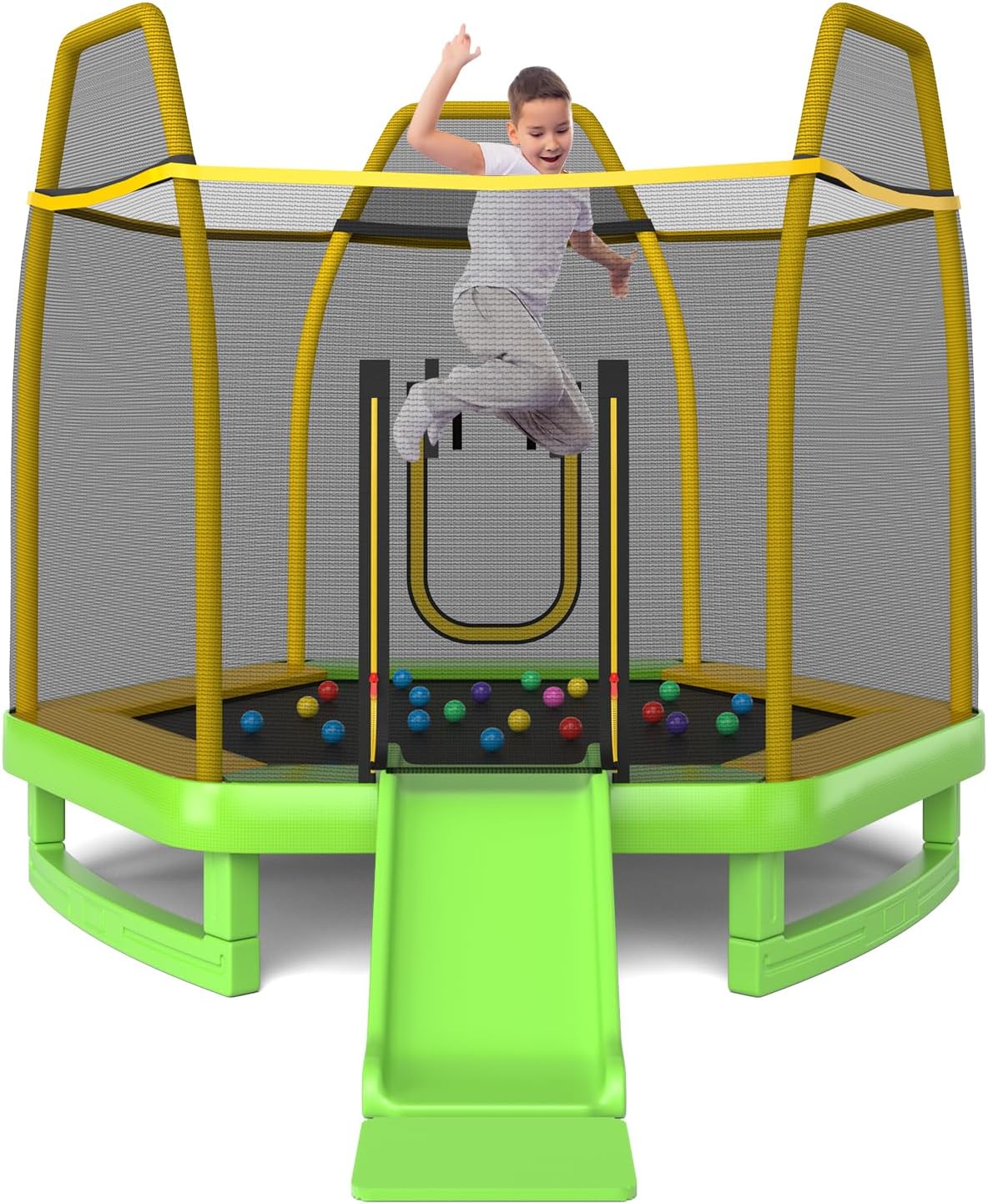 Trampoline for Kids, 7FT Tramp – Kids Outdoor Ladder Bewertung und Preis