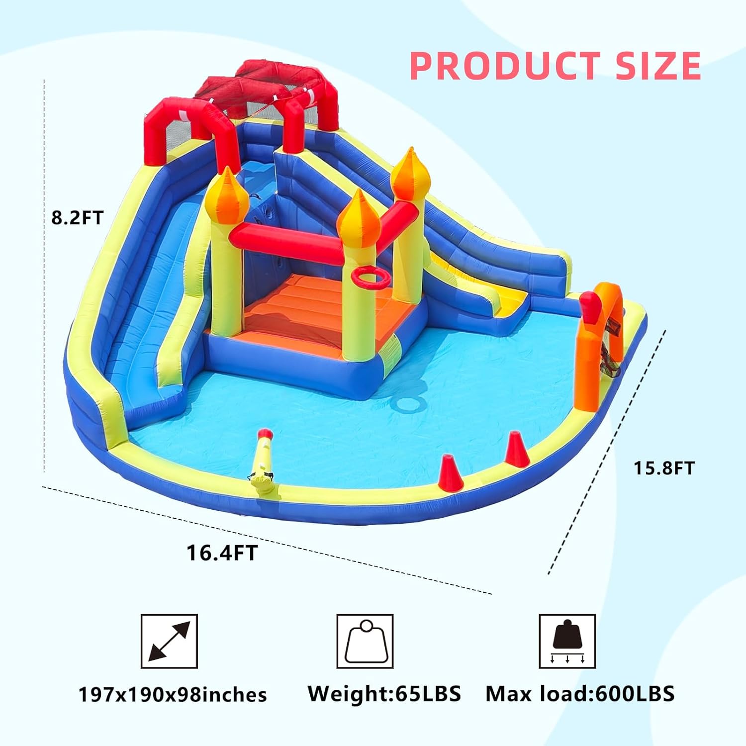 Kids Jumping Castle with Two L – Kids Outdoor Fun Bewertung und Preis