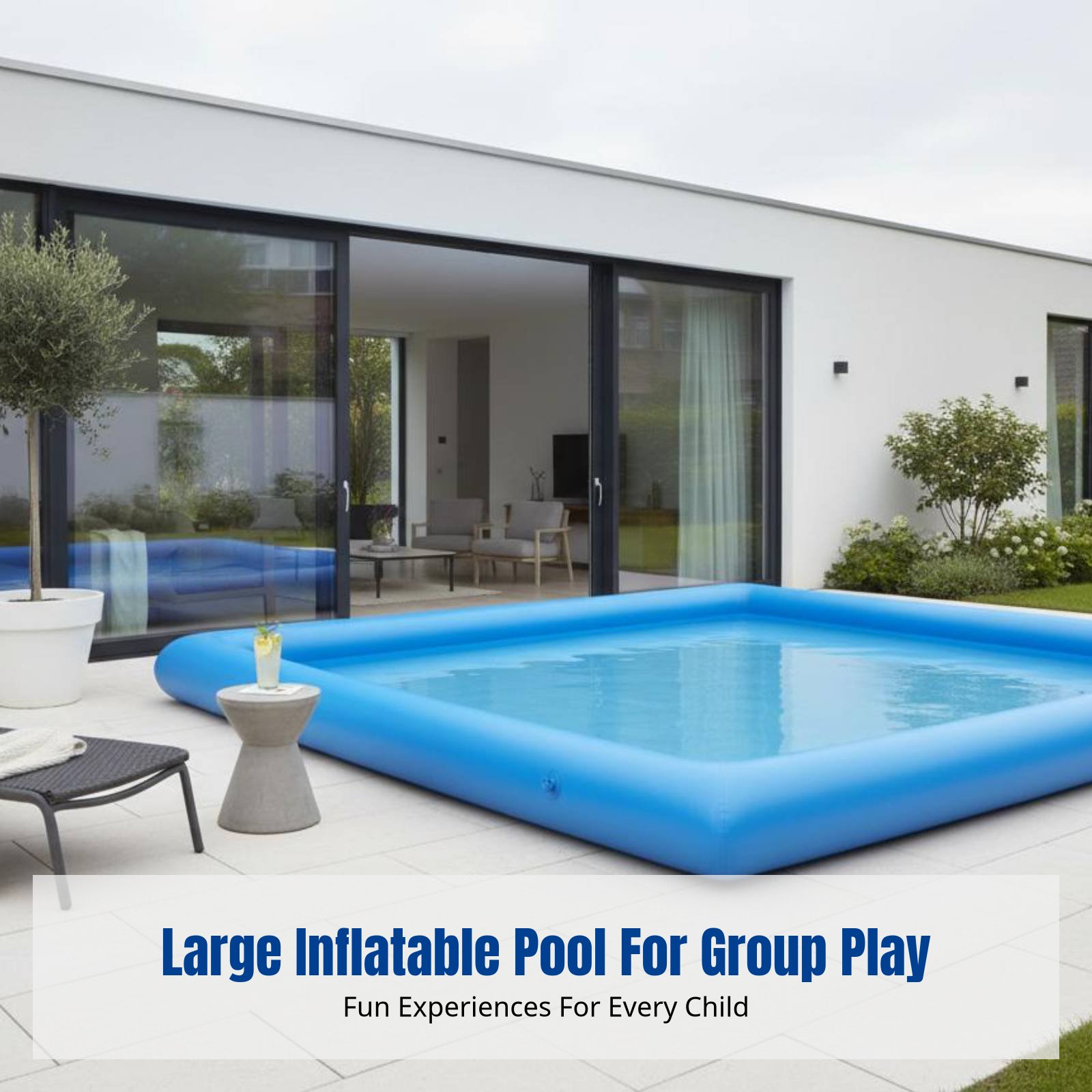 Heavy-Duty Inflatable Pool, Ki – Kids Outdoor Area Bewertung und Preis