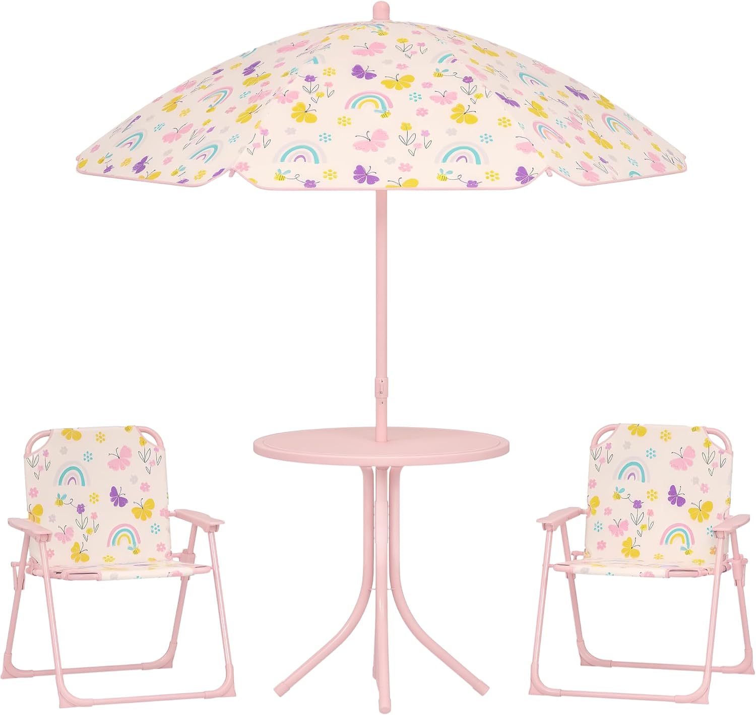 Kids Picnic Table with Umbrell – Kids Outdoor Table And Chairs With Umbrella Bewertung und Preis