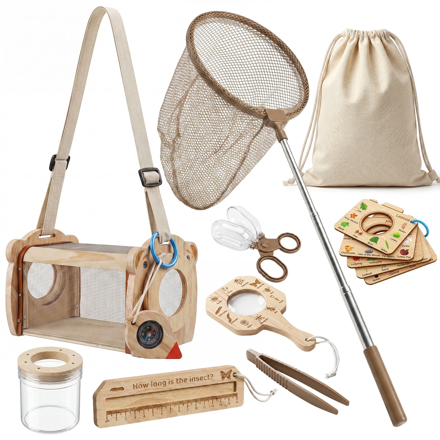 Wooden Bug Catching Kit With T – Kids Outdoor Kit Bewertung und Preis
