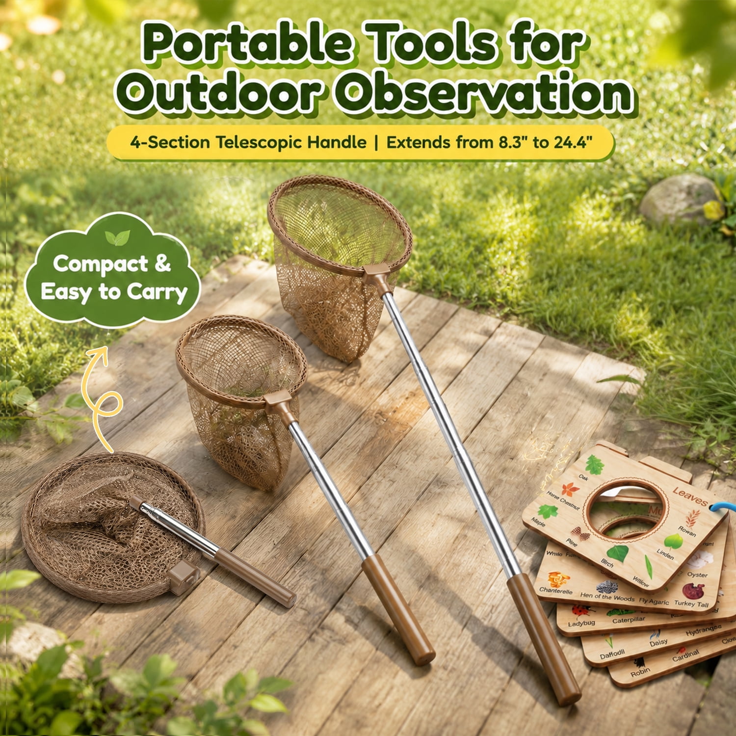 Wooden Bug Catching Kit With T – Kids Outdoor Kit Bewertung und Preis