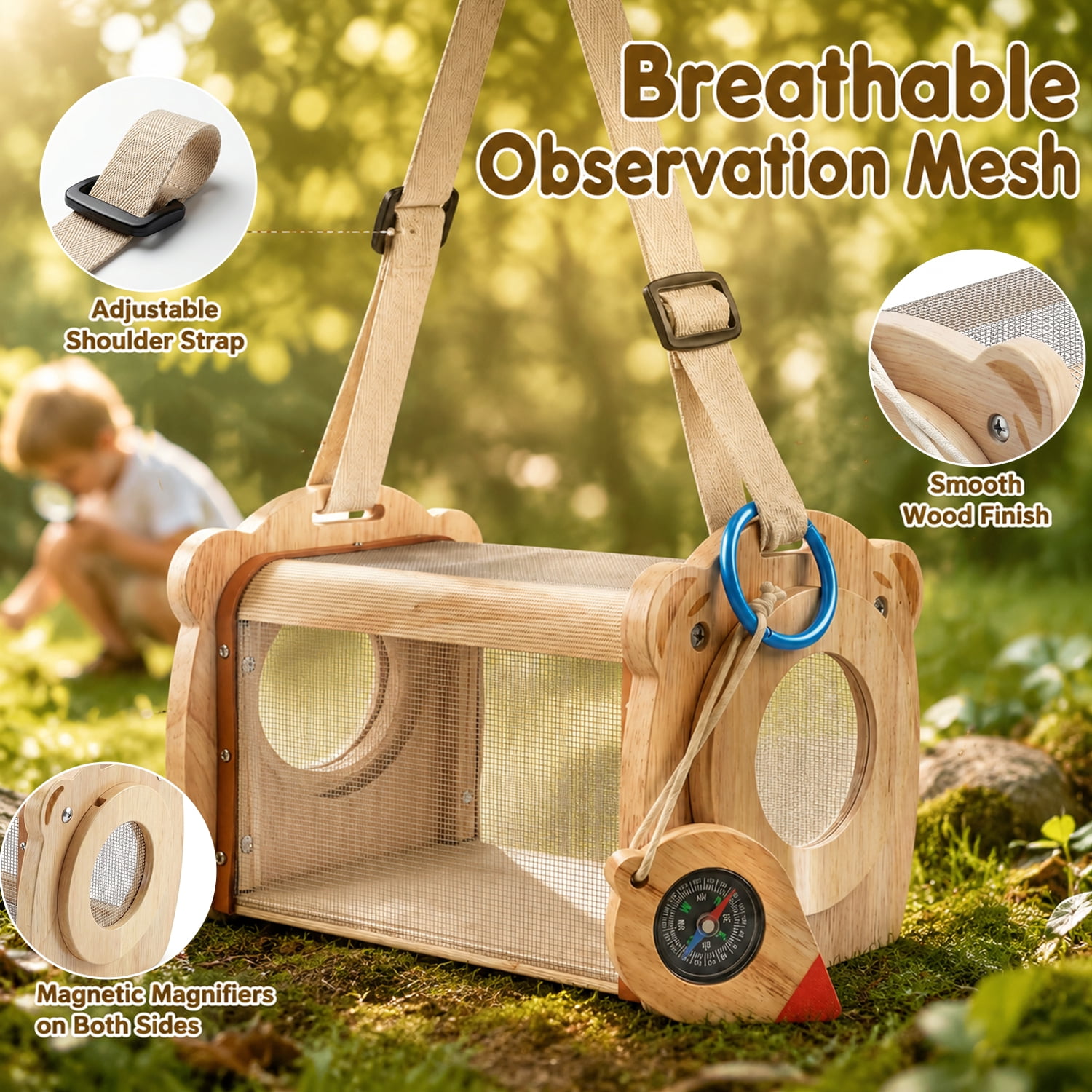 Wooden Bug Catching Kit With T – Kids Outdoor Kit Bewertung und Preis