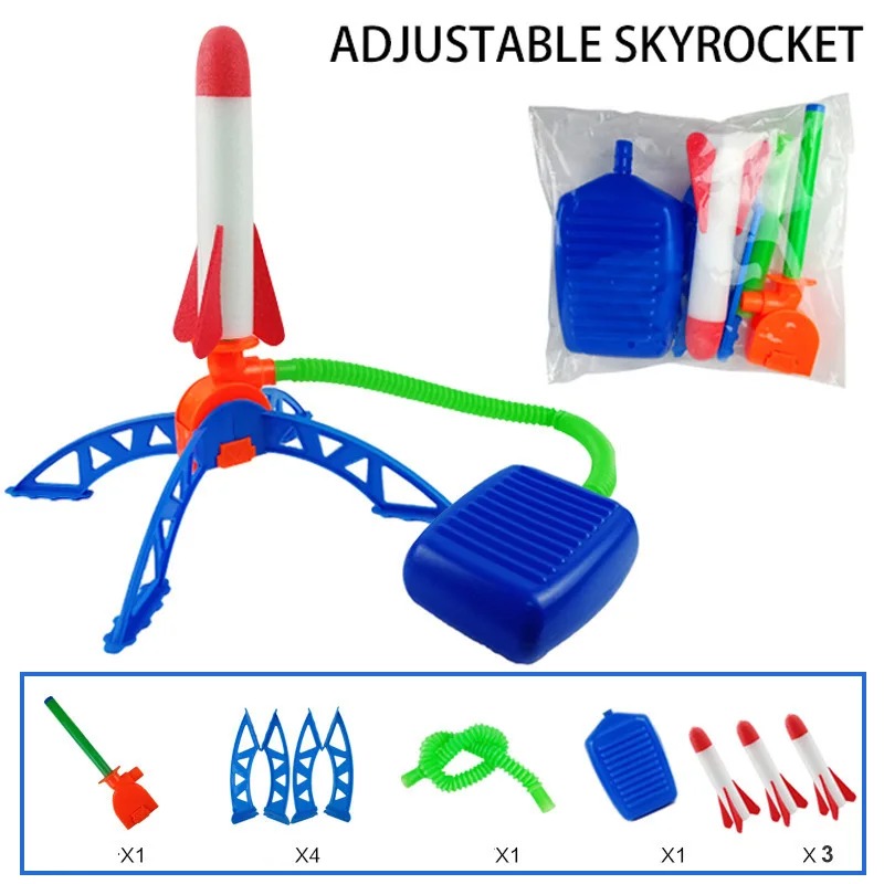 Air Rocket Foot Pump Launcher  – Kids Outdoor Jumpsuit Bewertung und Preis