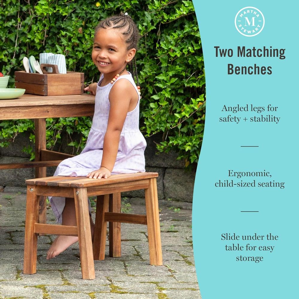 Kids Outdoor Crat Table and 2  – Kids Outdoor Picnic Table Bewertung und Preis