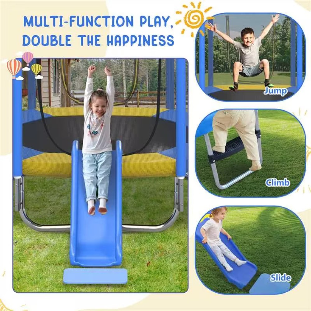 7FT Kids Trampoline with Safet – Kids Outdoor Ladder Bewertung und Preis