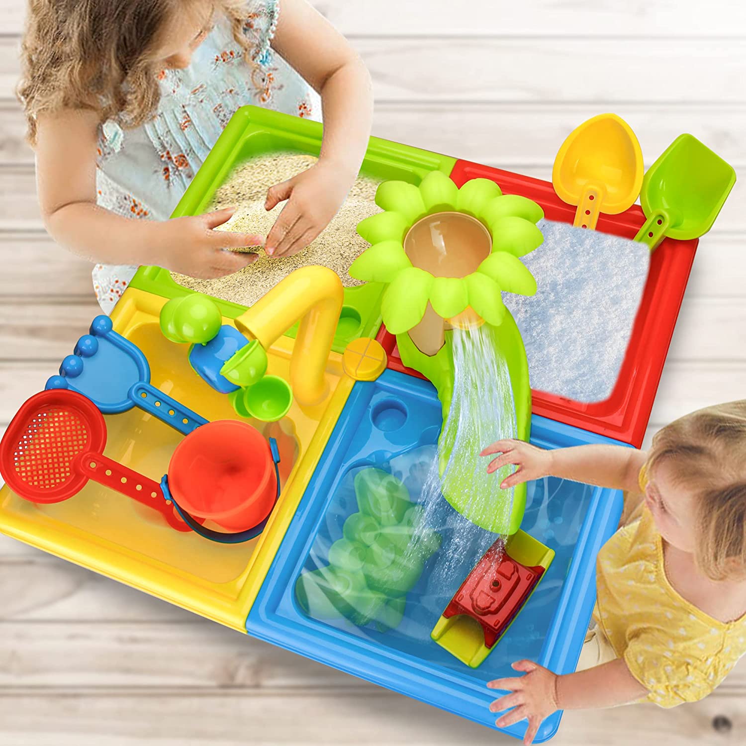 Beach Table Sand Play Toys Chi – Kids Outdoor Picnic Table Bewertung und Preis