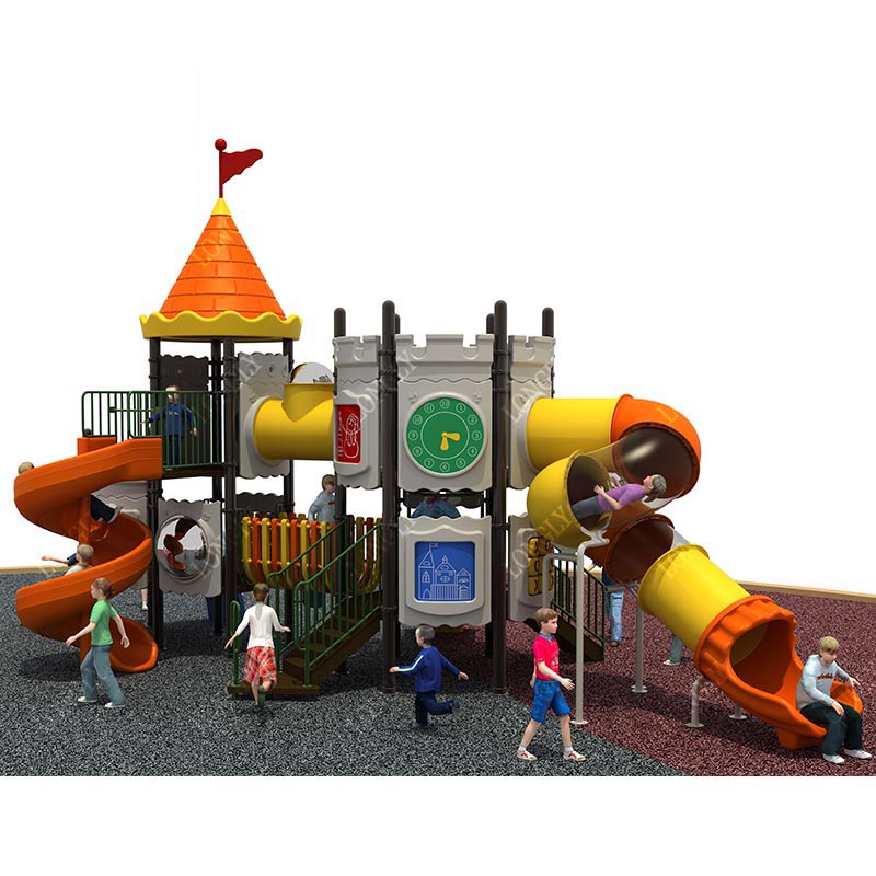 Castle Style Kids Slide for Ou – Kids Outdoor Area Bewertung und Preis