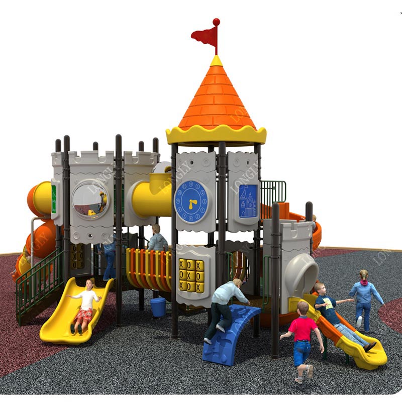Castle Style Kids Slide for Ou – Kids Outdoor Area Bewertung und Preis