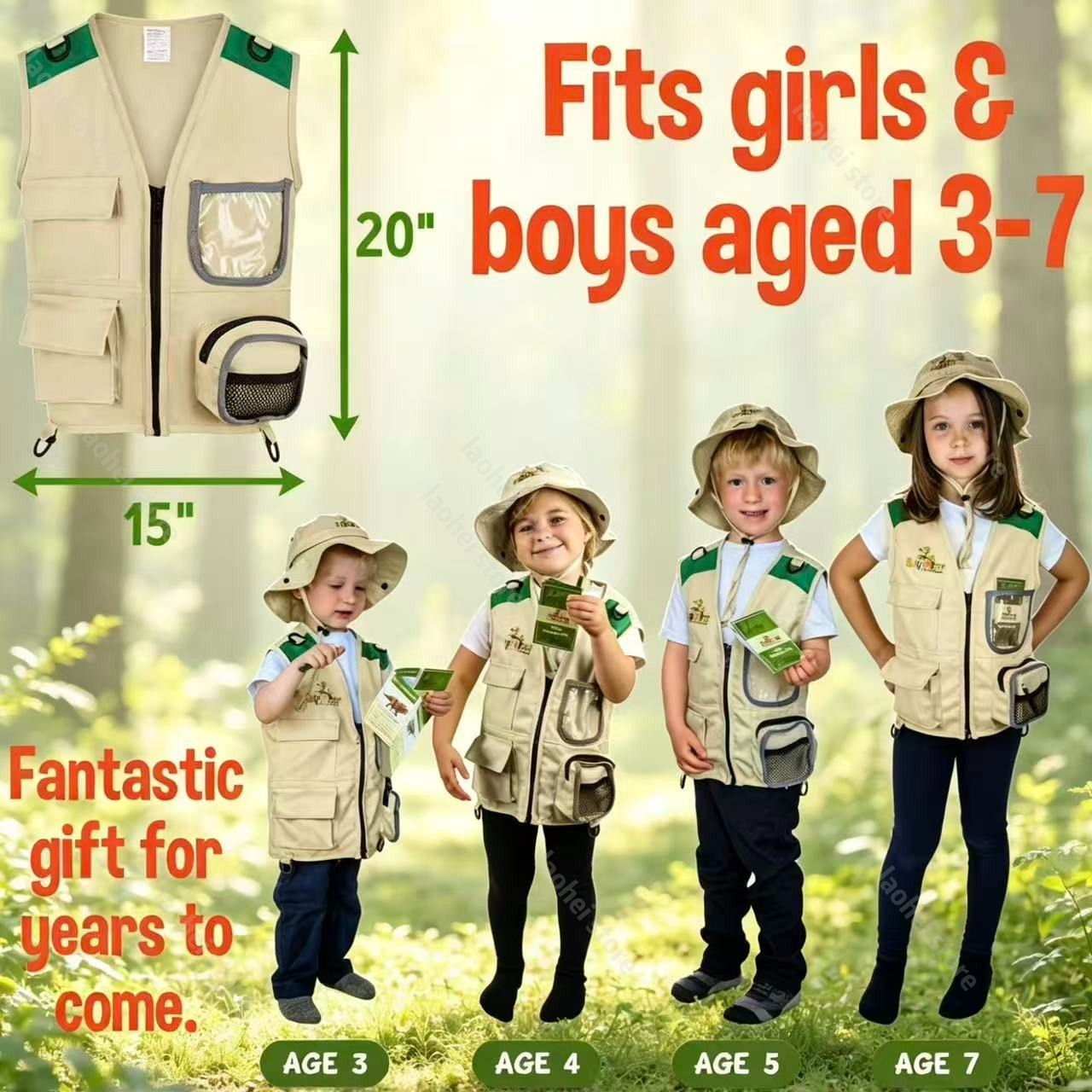 Kids Explorer Vest and Hat Cos – Kids Outdoor Kit Bewertung und Preis