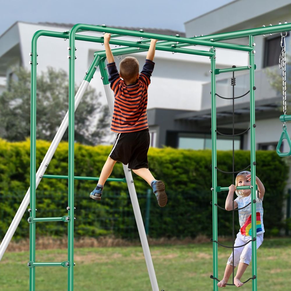 Swing Sets or Backyard with Mo – Kids Outdoor Monkey Bars Bewertung und Preis