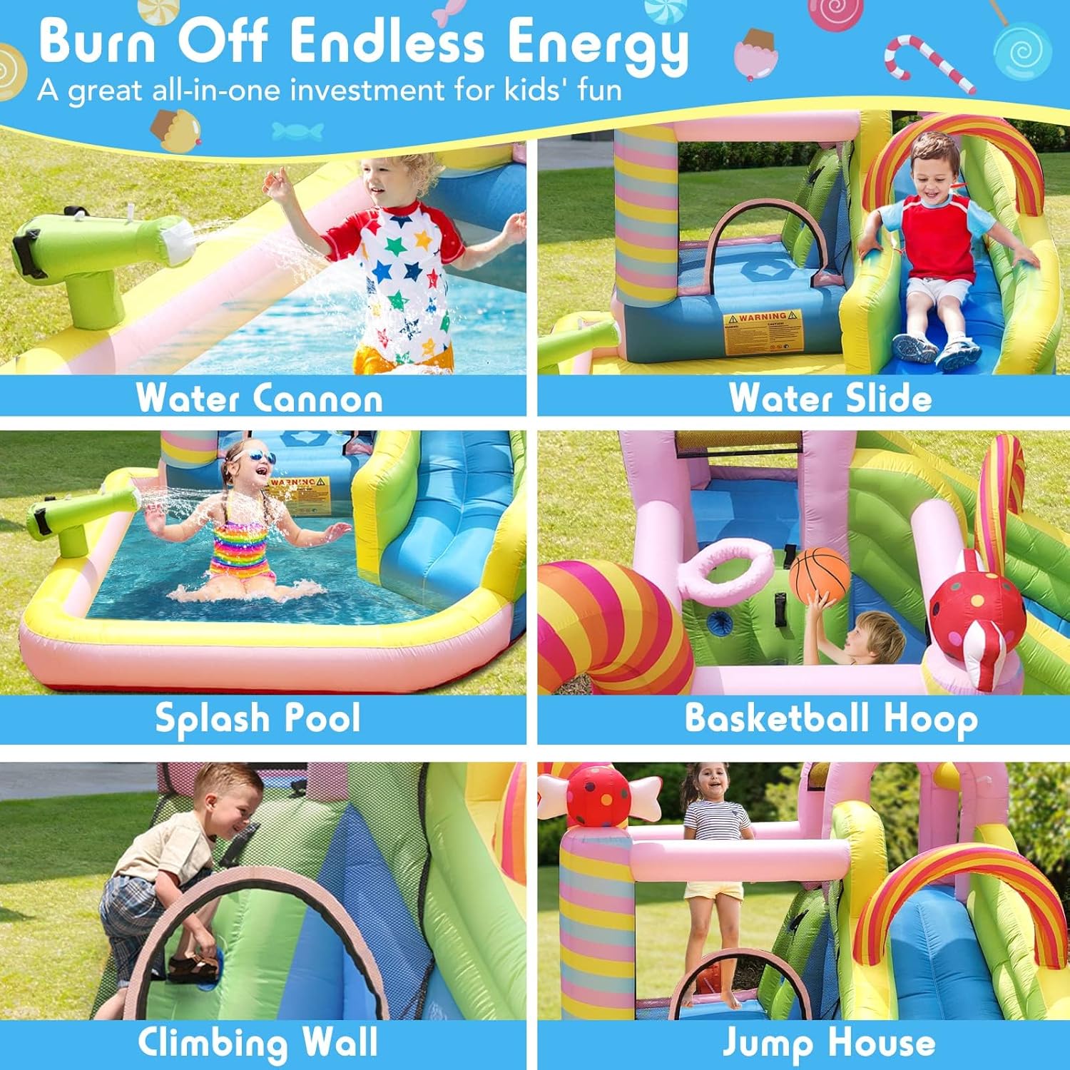Kids Inflatable Water Slide Bo – Kids Outdoor Fun Bewertung und Preis