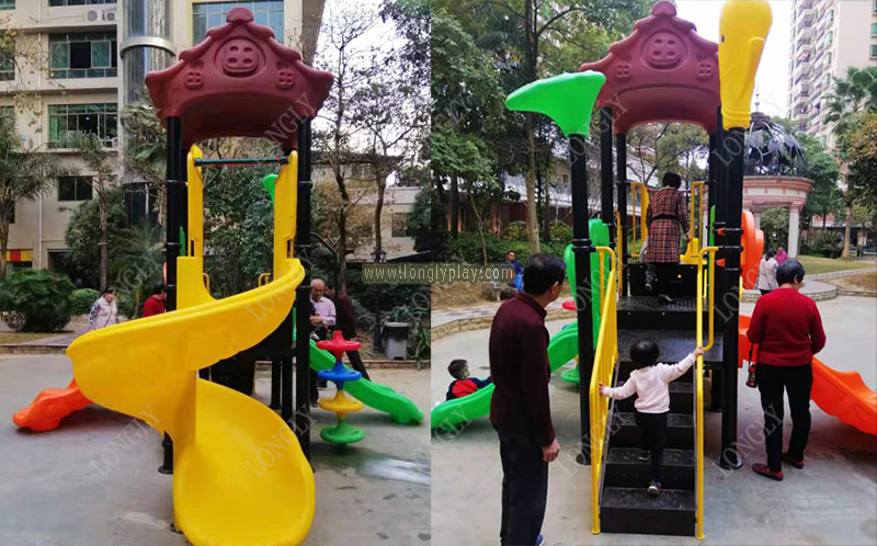 Outdoor Playground Plastic Sli – Kids Outdoor Area Bewertung und Preis
