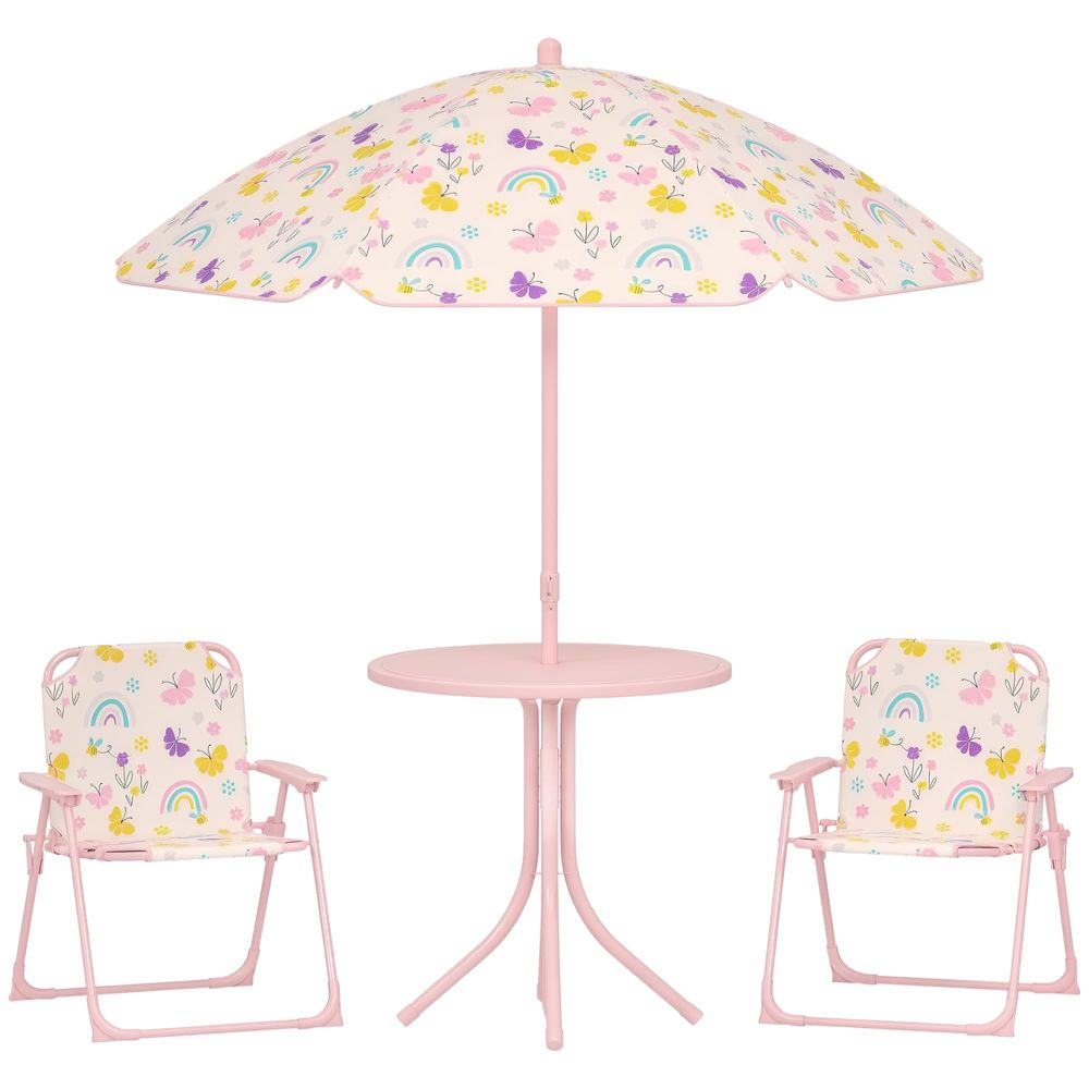 Kids Picnic Table and Chair Se – Kids Outdoor Table And Chairs With Umbrella Bewertung und Preis