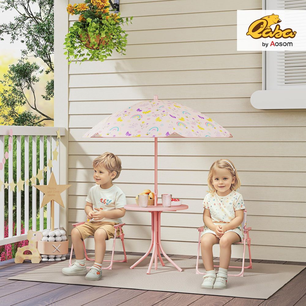 Kids Picnic Table and Chair Se – Kids Outdoor Table And Chairs With Umbrella Bewertung und Preis