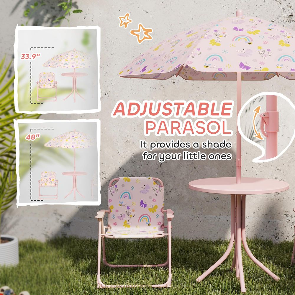 Kids Picnic Table and Chair Se – Kids Outdoor Table And Chairs With Umbrella Bewertung und Preis