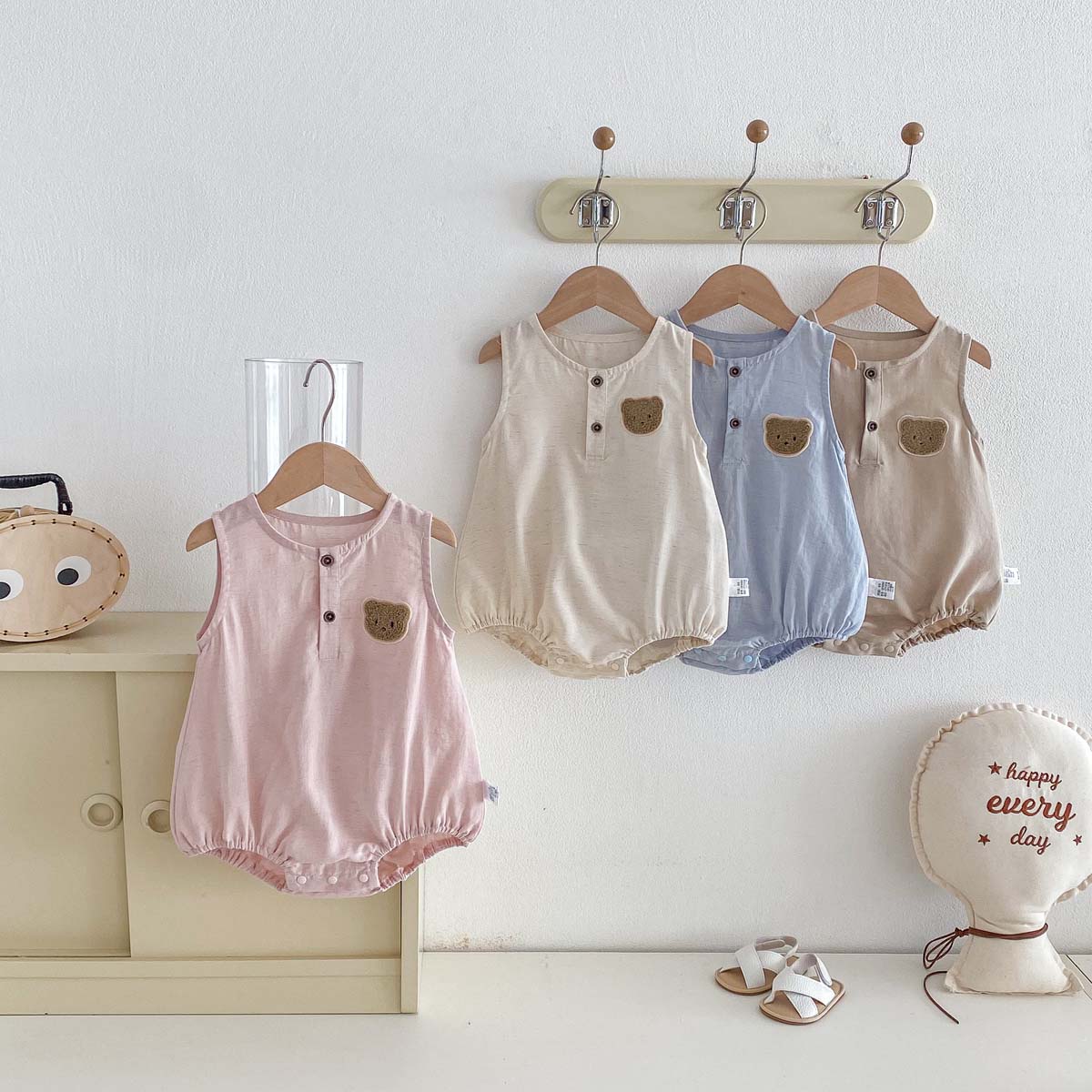 Baby Summer Bear Thin Sleevele – Kids Outdoor Jumpsuit Bewertung und Preis