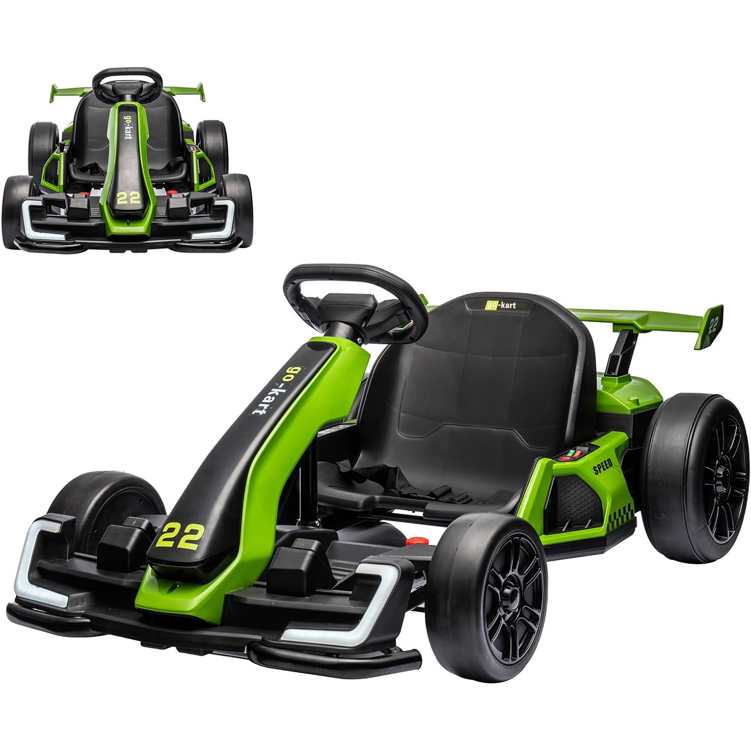 24V Kids Electric Go Kart with – Kids Outdoor Ride On Bewertung und Preis