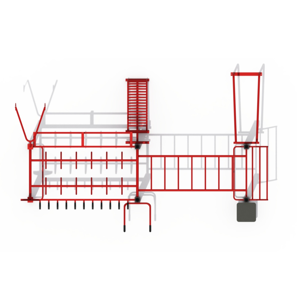 Amusement Park Outdoor Gym Equ – Kids Outdoor Monkey Bars Bewertung und Preis