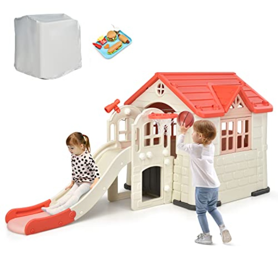 Outdoor kids playhouse and sli – Kids Outdoor Picnic Table Bewertung und Preis