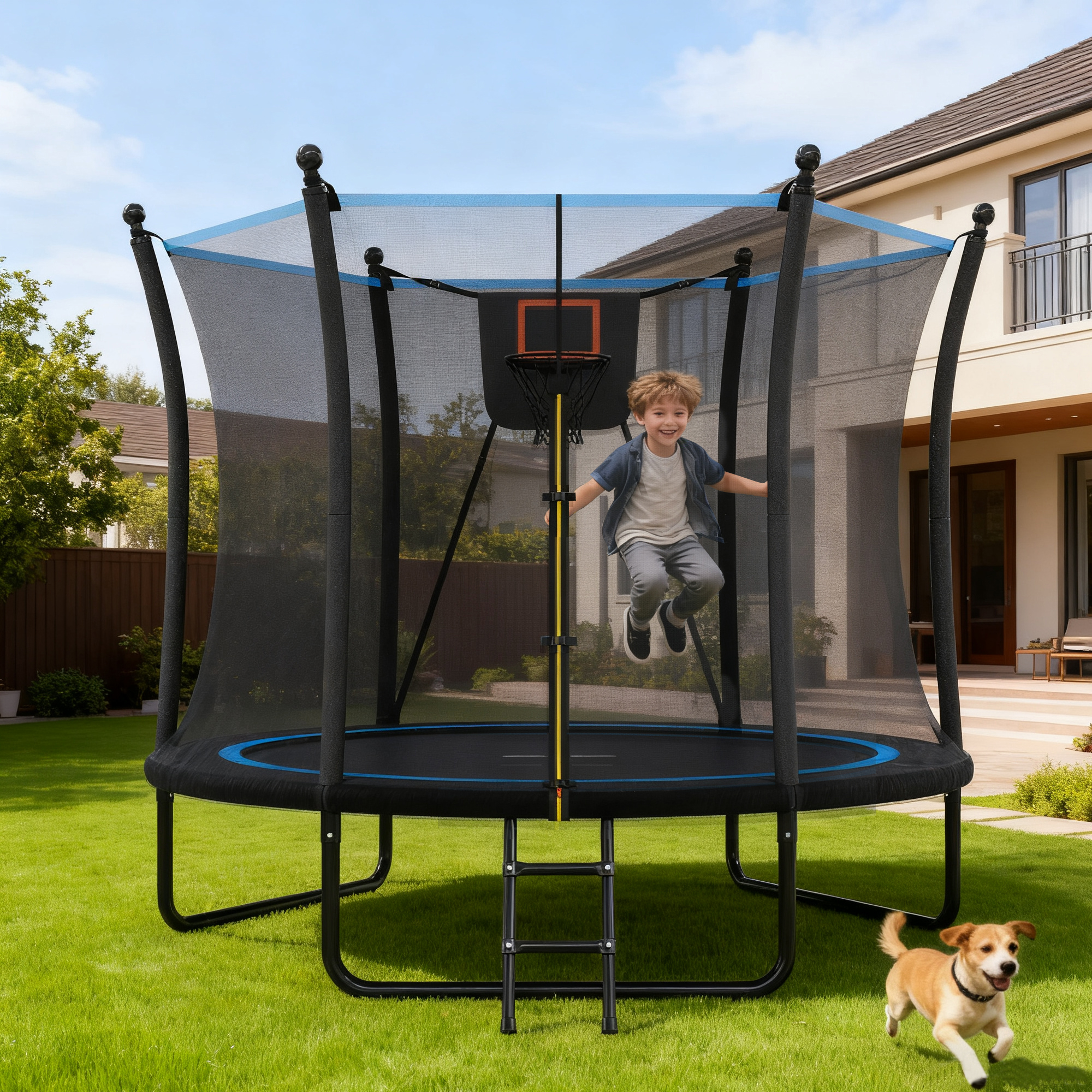 Outdoor Kids Playset with Back – Kids Outdoor Yard Equipment Bewertung und Preis