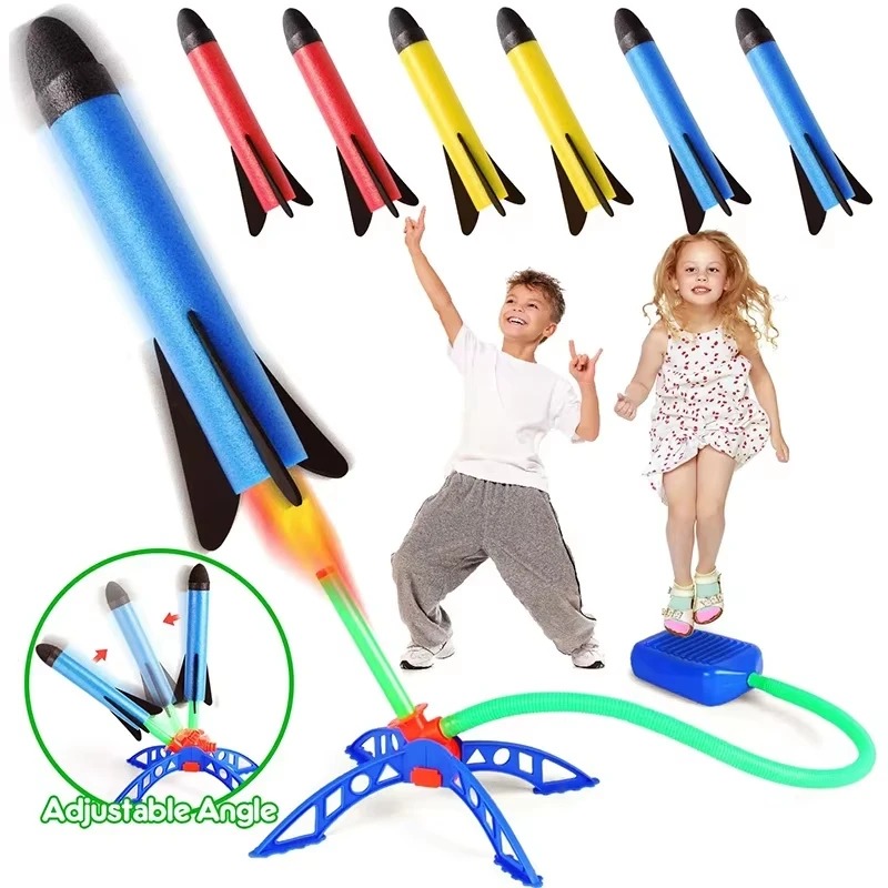 Air Rocket Foot Pump Launcher  – Kids Outdoor Jumpsuit Bewertung und Preis