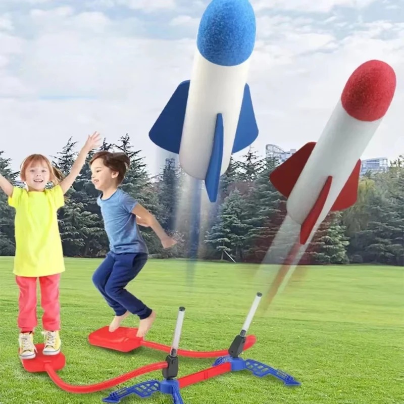 Air Rocket Foot Pump Launcher  – Kids Outdoor Jumpsuit Bewertung und Preis