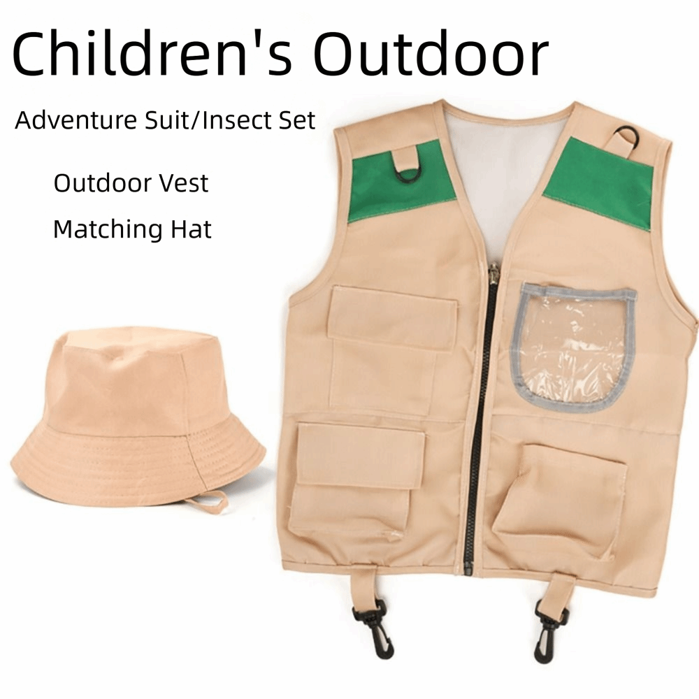 Multicolor Explorer Hat Vest C – Kids Outdoor Adventure Kit Bewertung und Preis