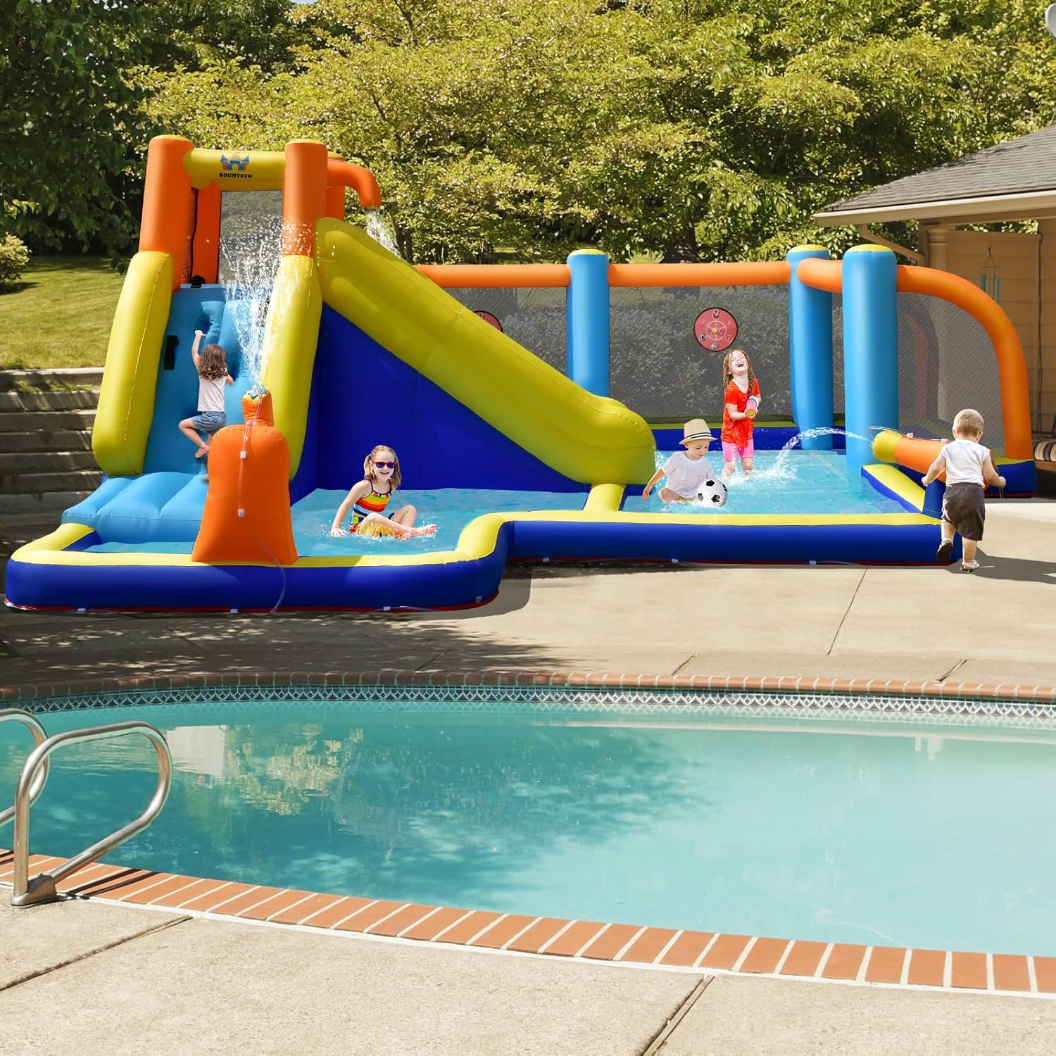 Giant Inflatable Water Slide B – Kids Outdoor Fun Bewertung und Preis