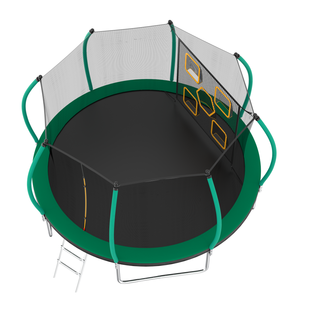 14FT Trampoline with Enclosure – Kids Outdoor Ladder Bewertung und Preis