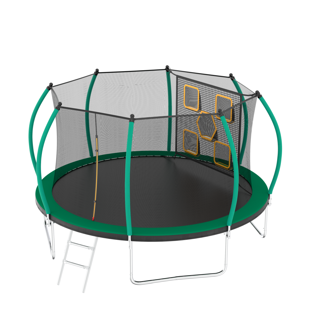 14FT Trampoline with Enclosure – Kids Outdoor Ladder Bewertung und Preis