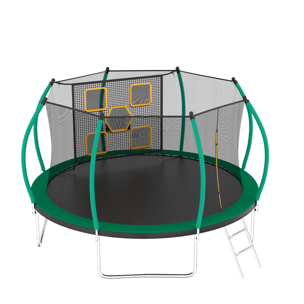14FT Trampoline with Enclosure – Kids Outdoor Ladder Bewertung und Preis