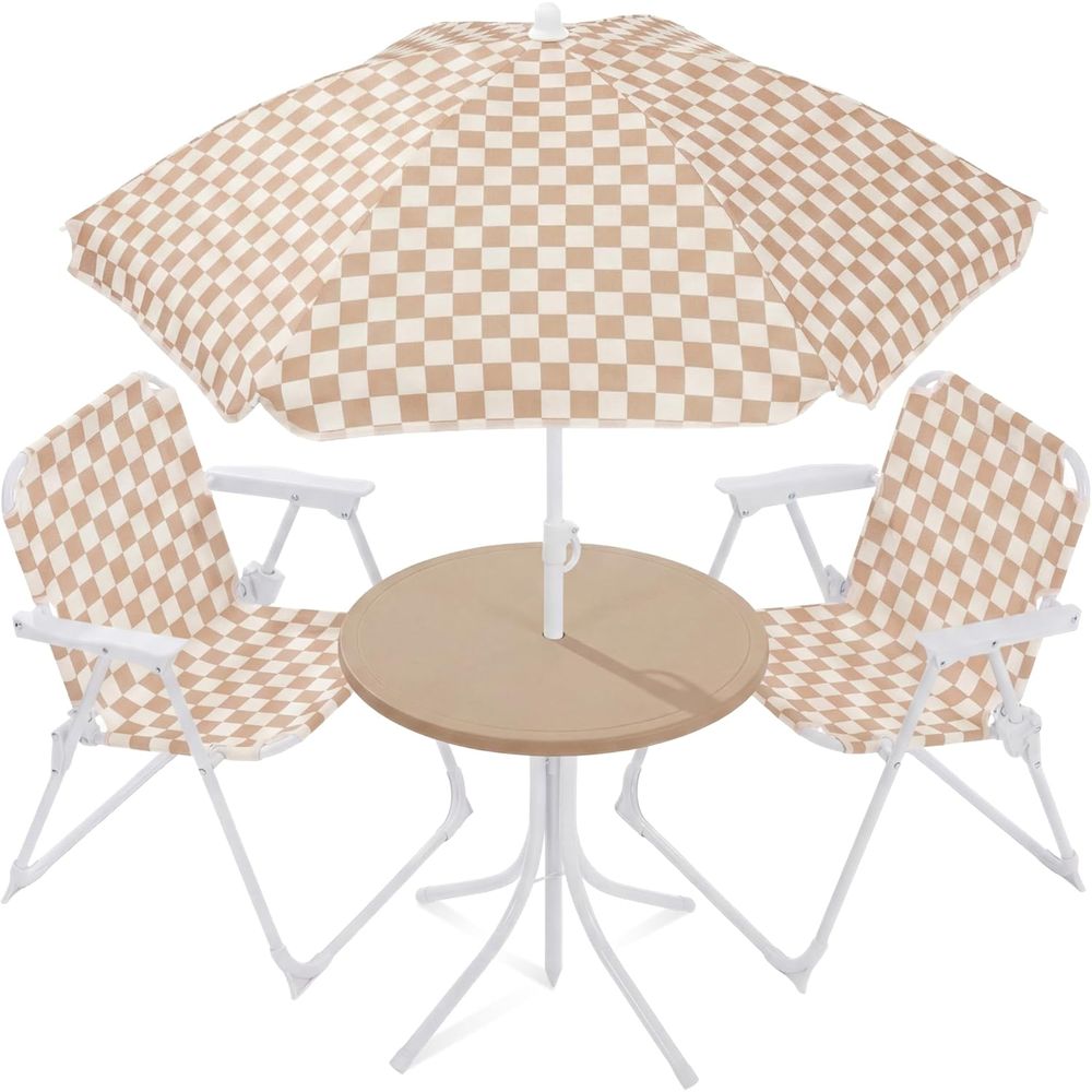 Kids Picnic Table and Chair Se – Kids Outdoor Table And Chairs With Umbrella Bewertung und Preis