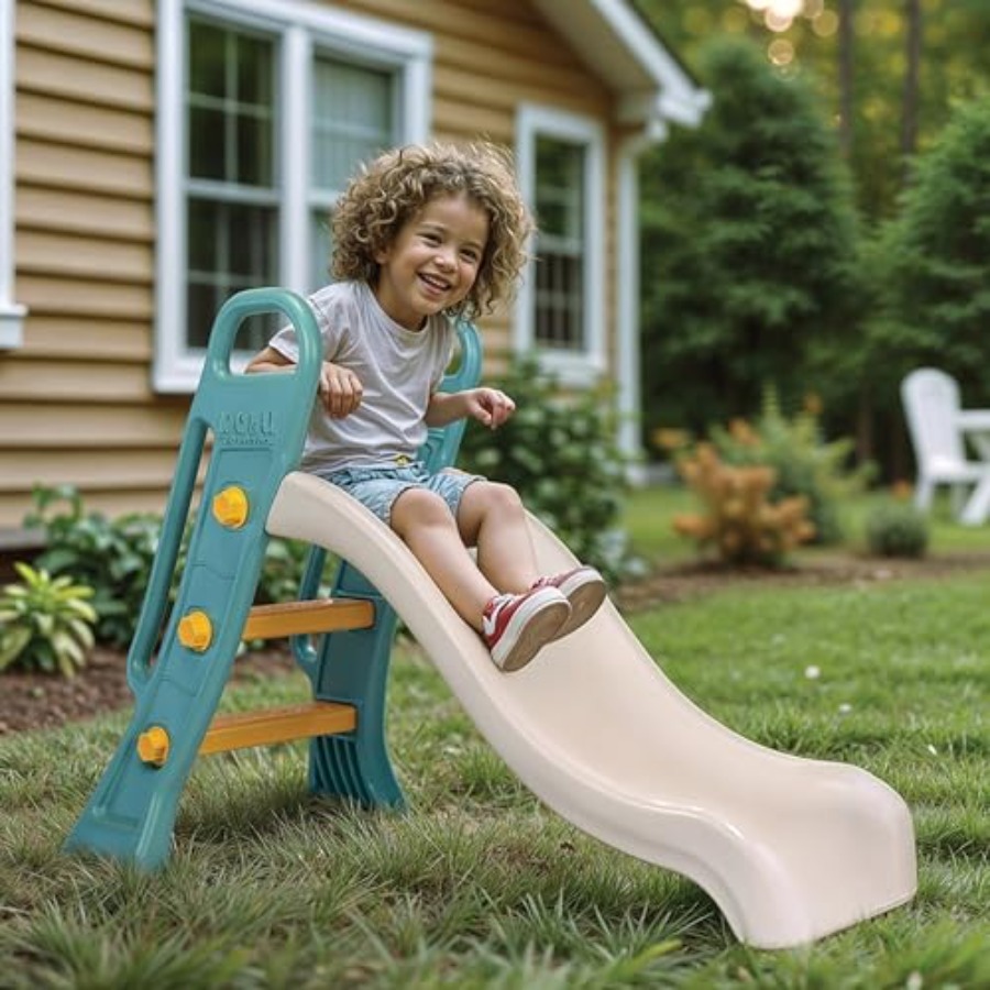 Green-Yellow-White  Indoor-Out – Kids Outdoor Ladder Bewertung und Preis