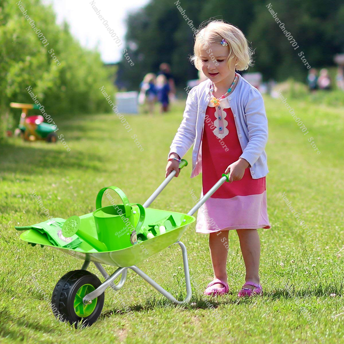 Kids Outdoor Wheelbarrow, Gree – Kids Outdoor Toys Bewertung und Preis
