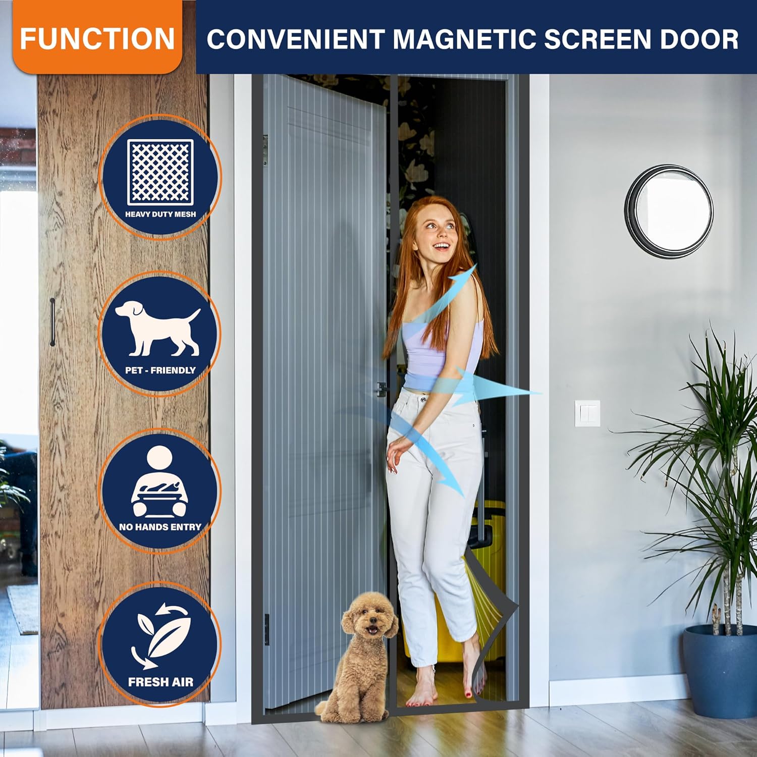 Magnetic Screen Door，Screen Do – Outdoor Kid Friendly Bewertung und Preis