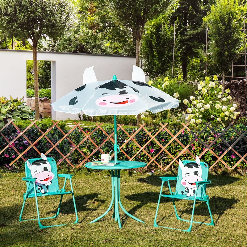 Outdoor Folding Kids Table and – Kids Outdoor Table And Chairs With Umbrella Bewertung und Preis