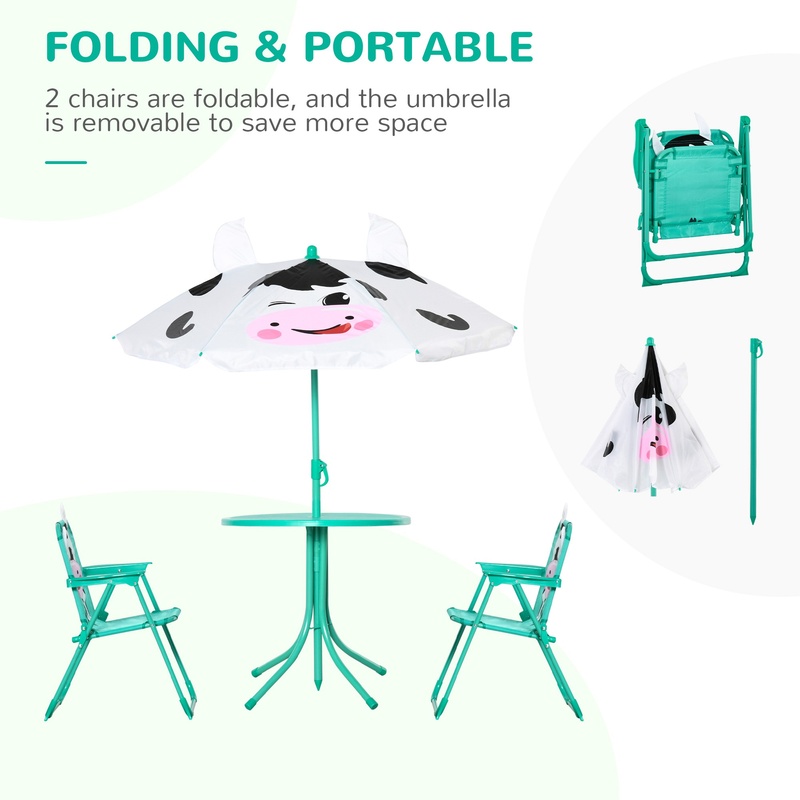 Outdoor Folding Kids Table and – Kids Outdoor Table And Chairs With Umbrella Bewertung und Preis