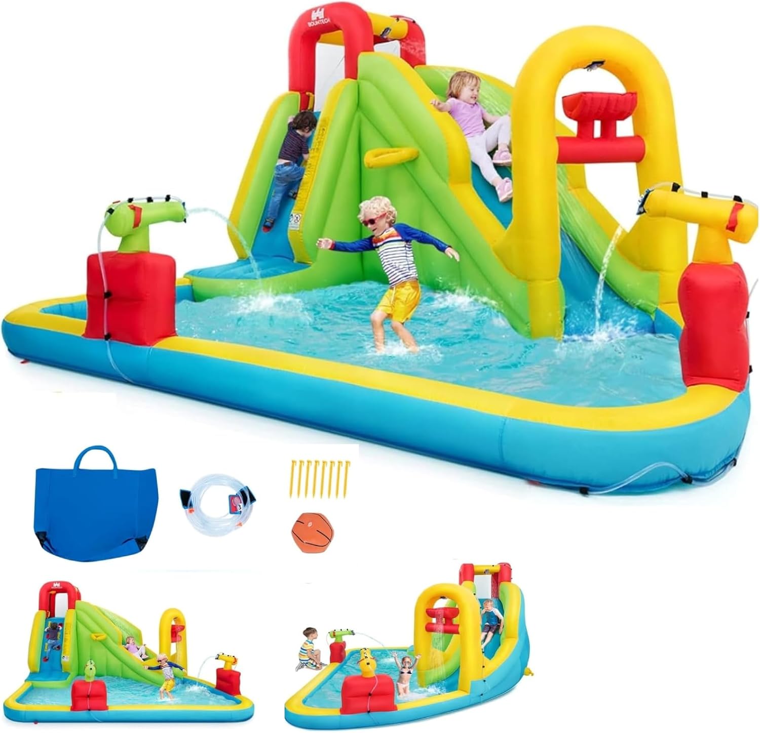 Mega Inflatable Water Park Bou – Kids Outdoor Fun Bewertung und Preis