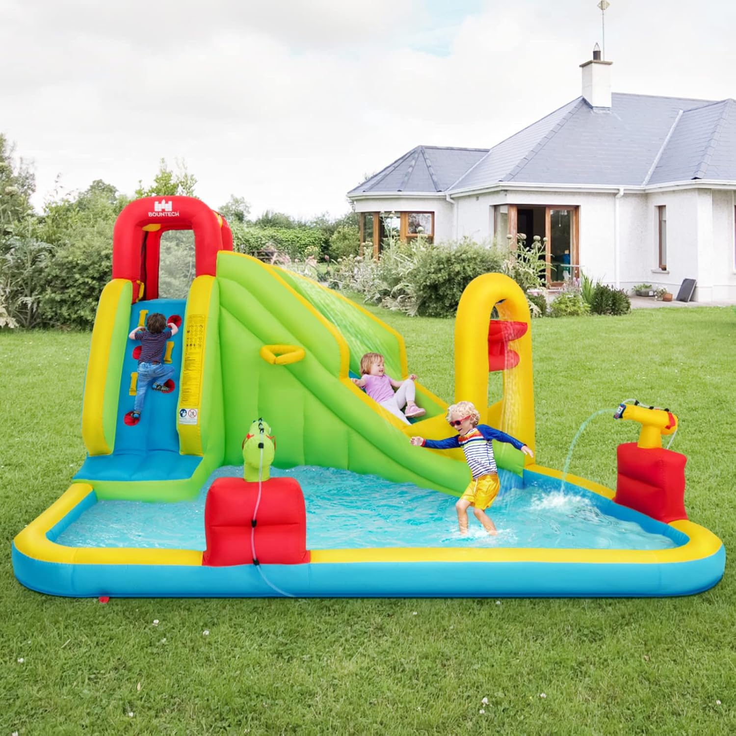 Mega Inflatable Water Park Bou – Kids Outdoor Fun Bewertung und Preis